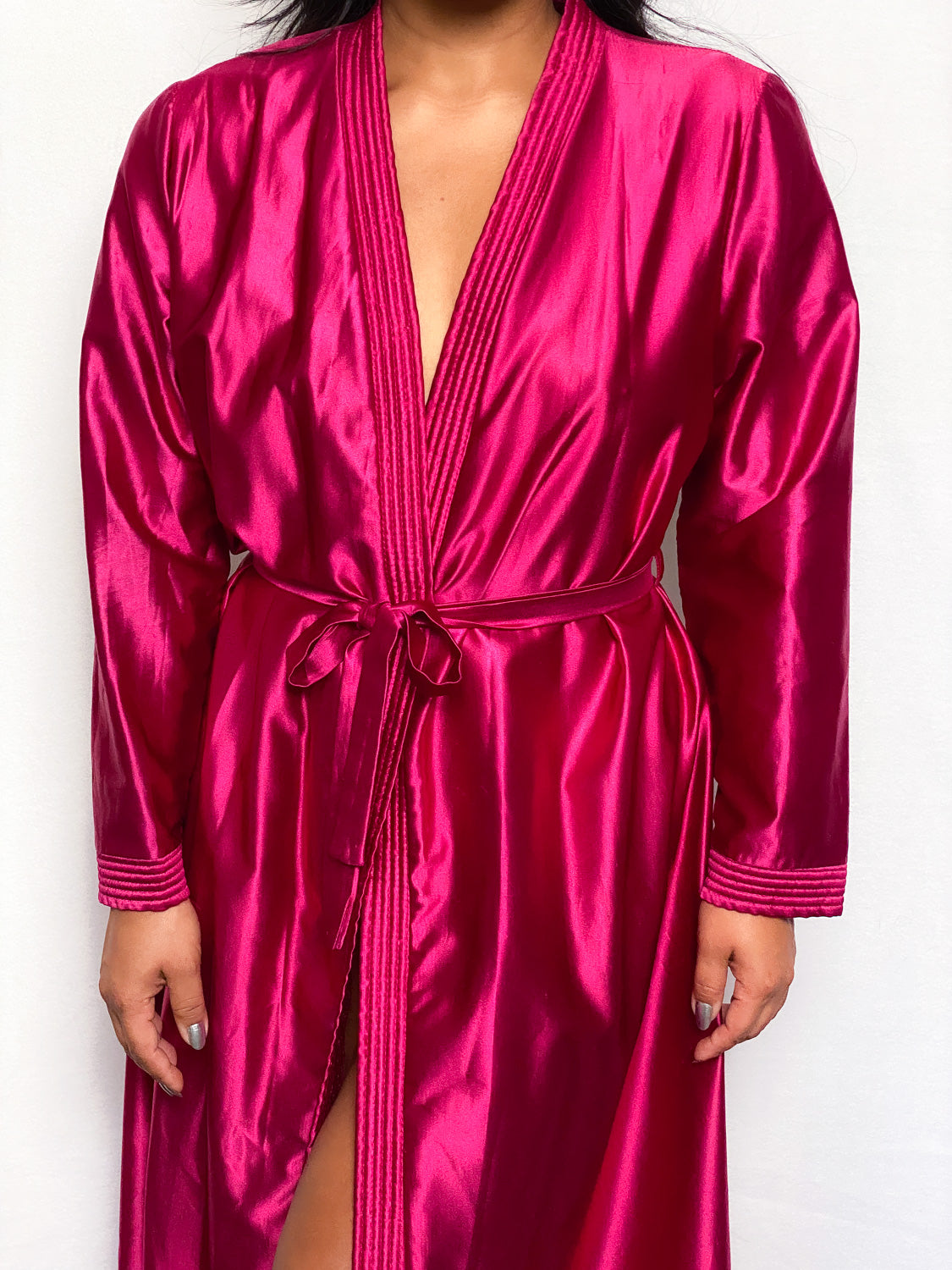 60s Magenta Robe