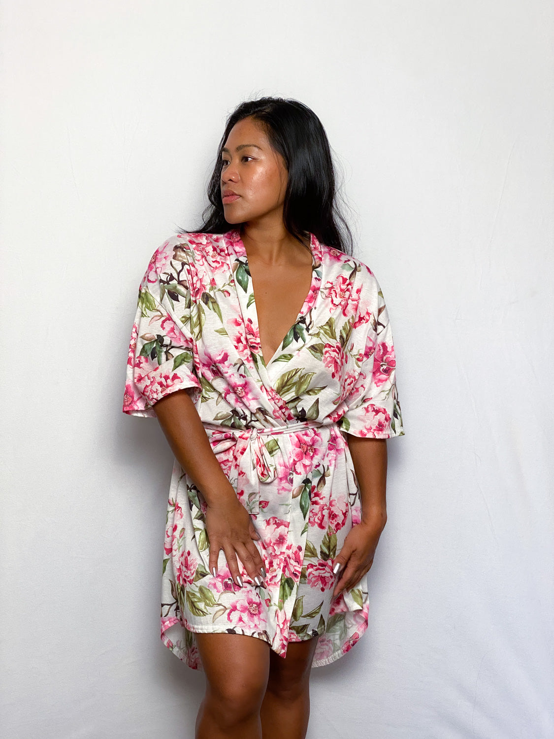 Cotton Floral Robe