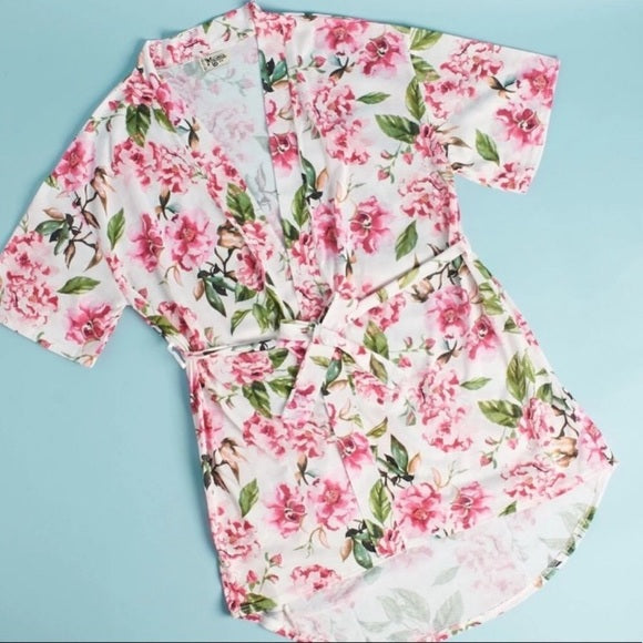 Cotton Floral Robe