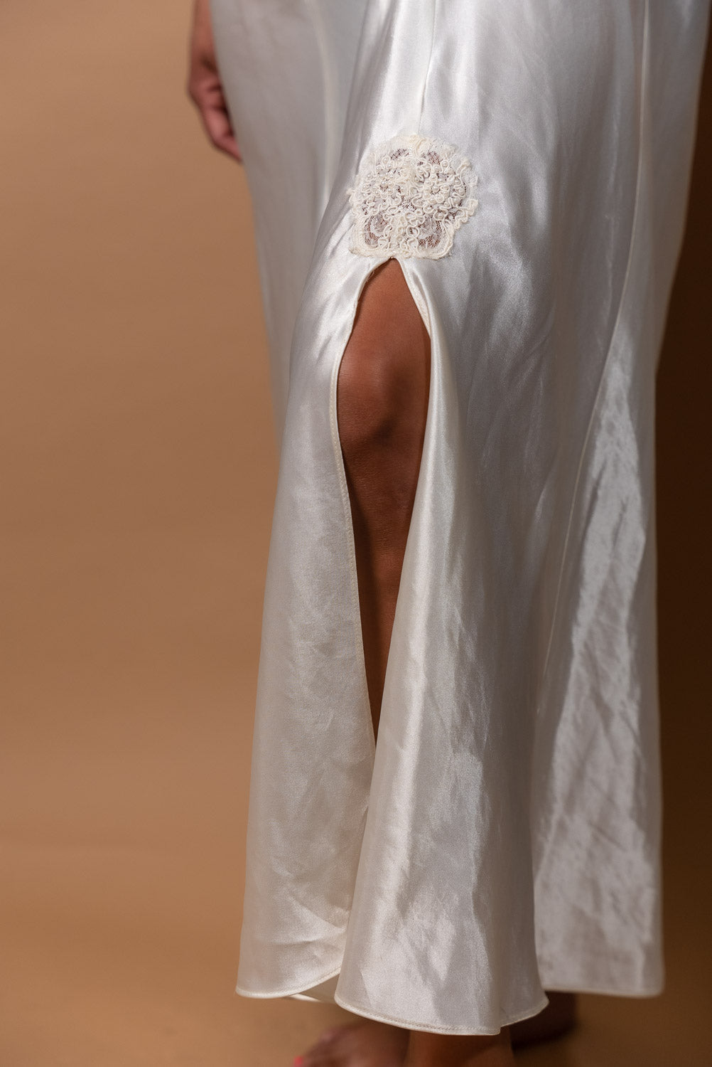 Vintage Ivory Lace Night Gown