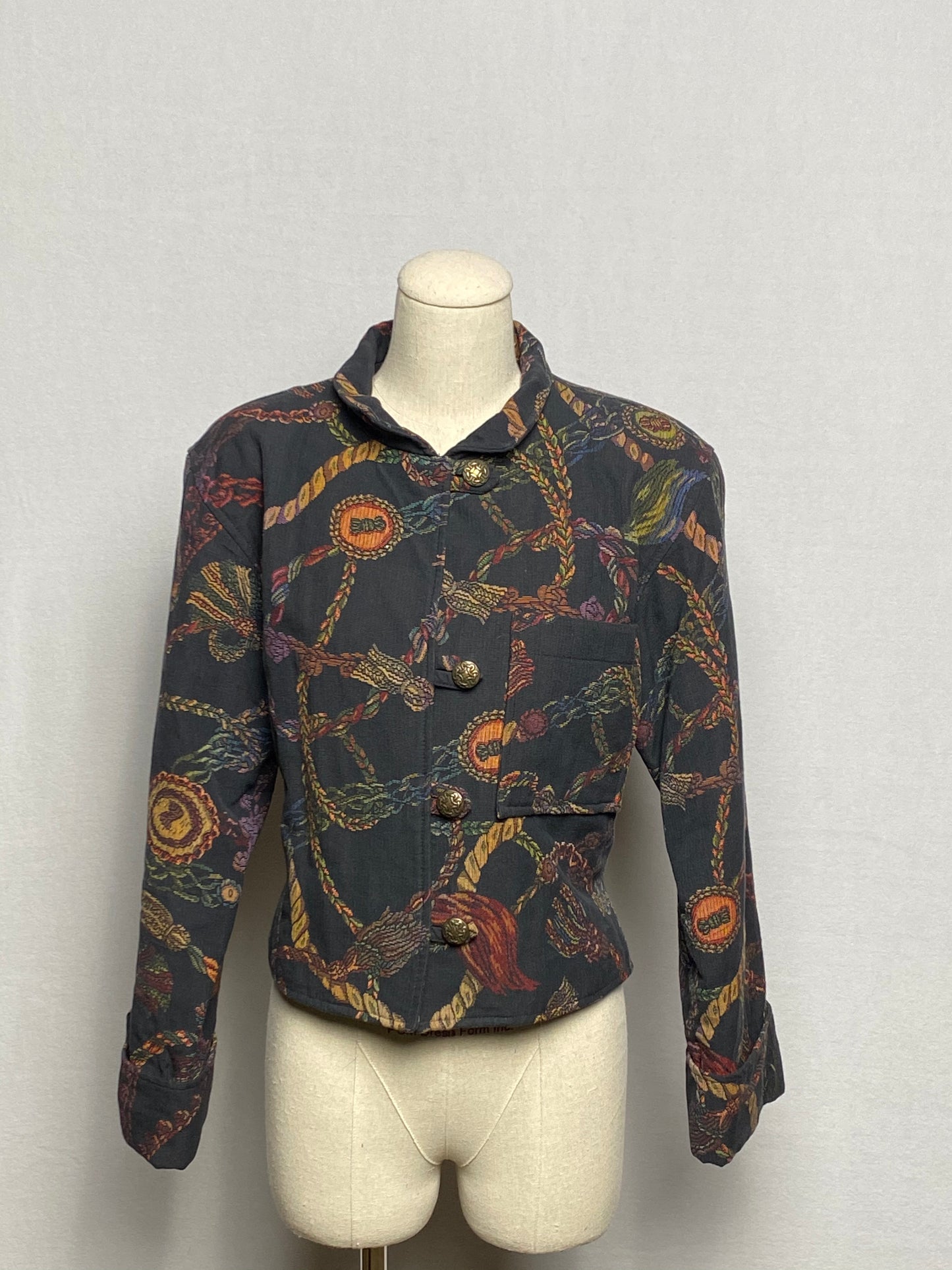 Tapestry Cropped Jacket