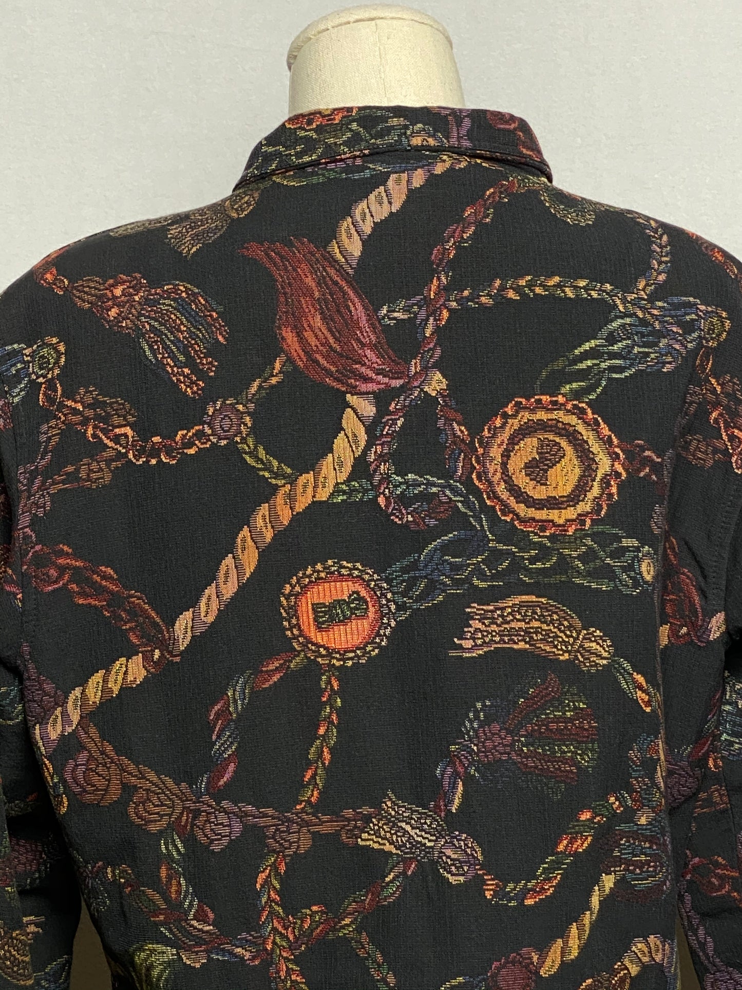 Tapestry Cropped Jacket