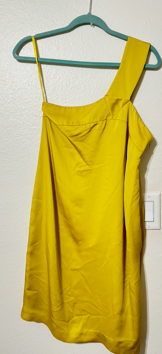 Club Monaco Designer One Shoulder Dress