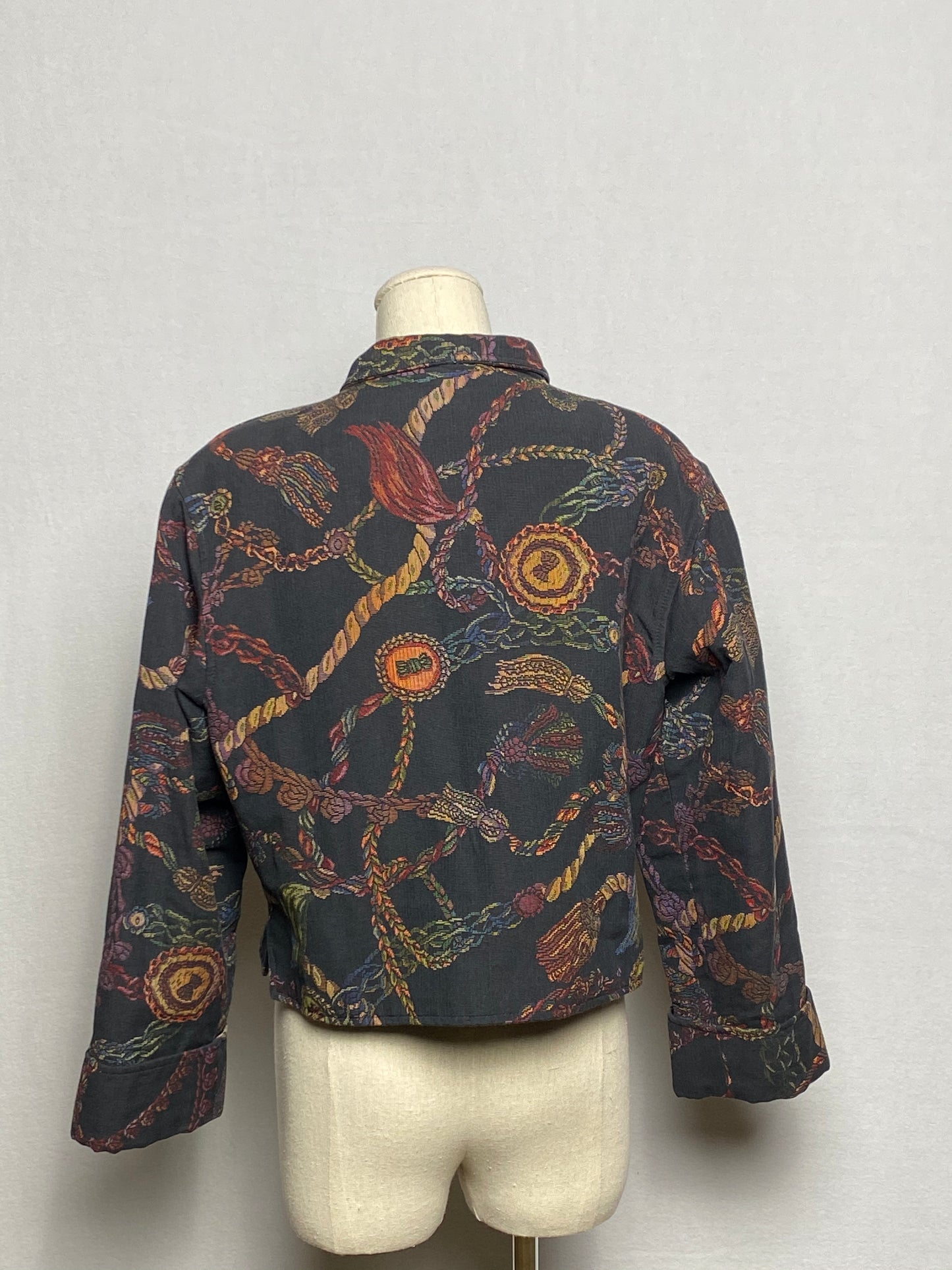 Tapestry Cropped Jacket